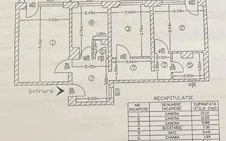 Apartament 3 camere Bd. Lacul Tei | Parcul Circului - Schiță 11