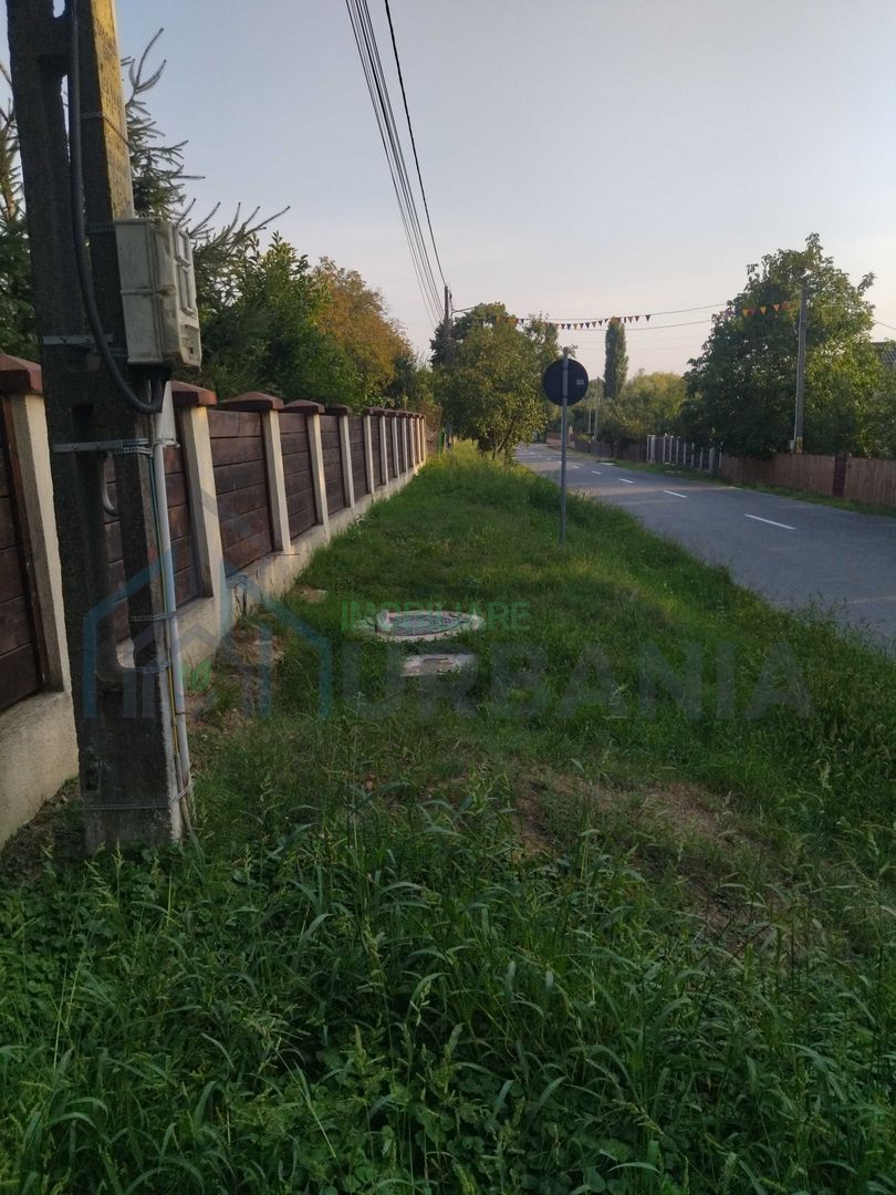 Teren intravilan construibil în Ciurea, Iași, pe DJ 248C, cu utilități la stradă - Poză 1