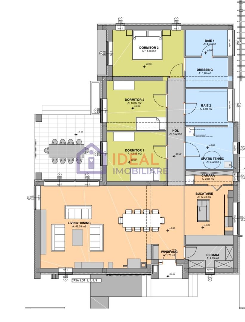 Casa Individuala pe un singur nivel cu 590 mp de teren - Schiță 9