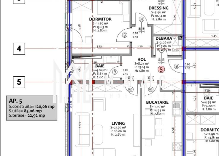 Apartament 3 camere | Curte 60 MP | Parcare | Selimbar - Poză 23