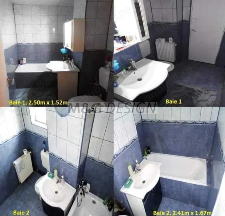 Apartament 4 camere Dambovita cu centrala - Poză 9