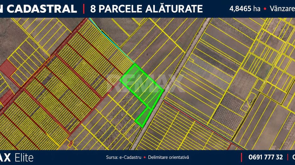 4,85 HA CU DESCHIDERE DE 300 M LA TRASEU | CRIULENI – SLOBOZIA-DUȘCA - Poză 11