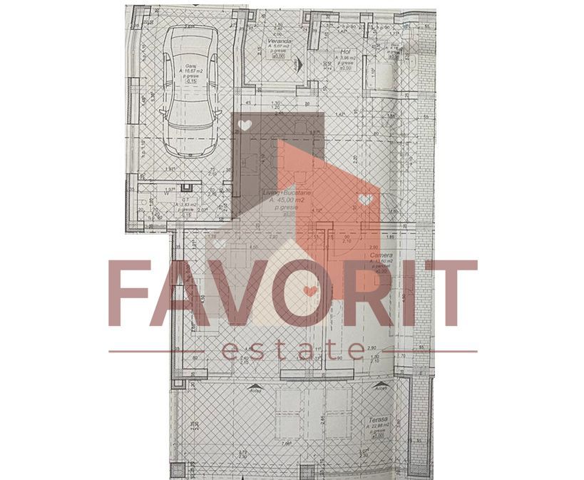 Duplex cu garaj. Finalizat . Dumbravita- zona Mures - Schiță 20