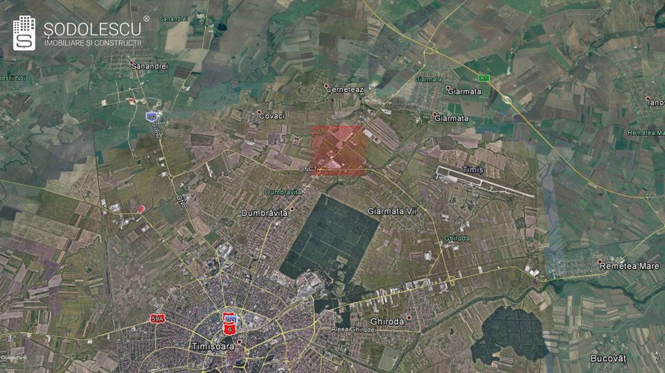 Teren ind. 4.000 mp. cu A.C.- Dumbravita - Poză 4