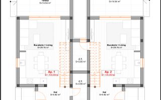 Duplex cu 4 camere, despărțit prin camera tehnica | Mosnita Noua | Barista - Poză 5