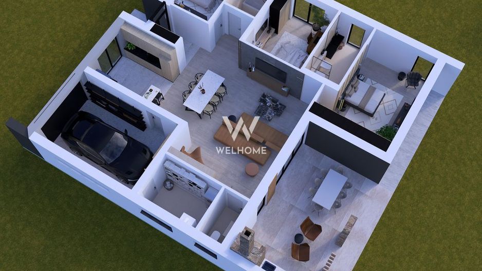 Casa moderna pe un singur nivel in Sura Mica - Poză 5