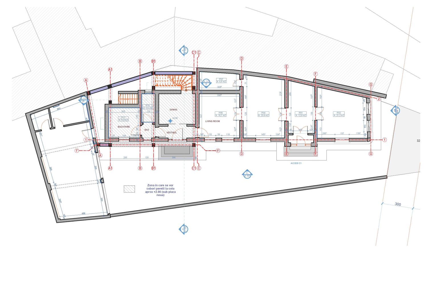 OPORTUNITATE RARA - imobil central, multifunctional, curte PROPRIE - Poză 41
