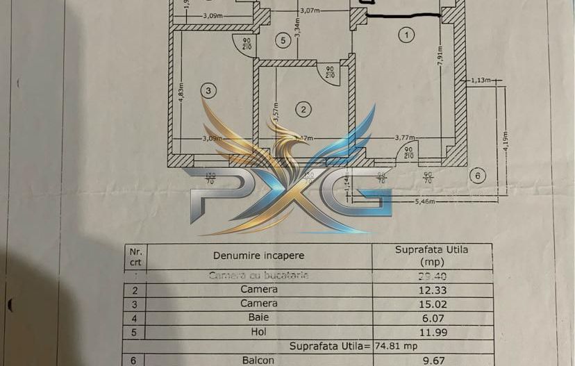 Apartament 3 camere Decomandat Militari Residence - Poză 8