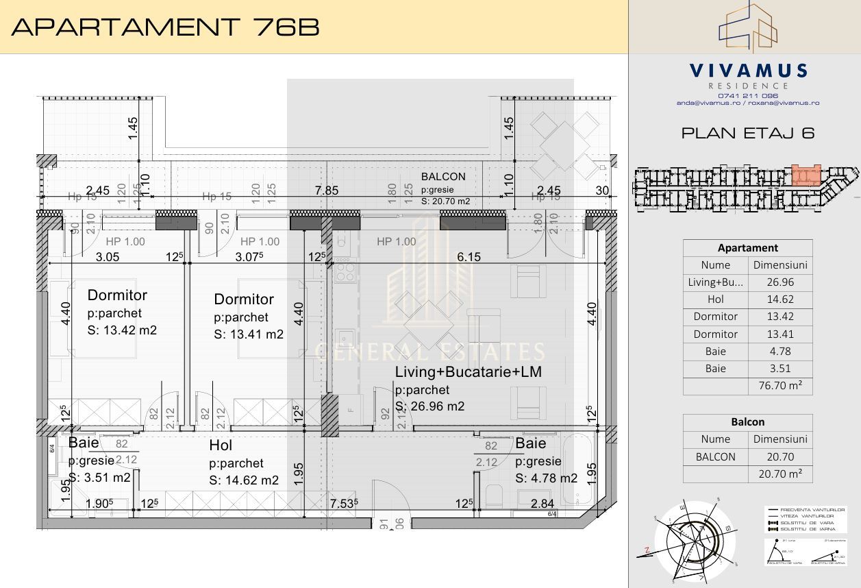 Modern și primitor– Apartament 3camere OpenSpace, ideal pentru familie - Poză 2