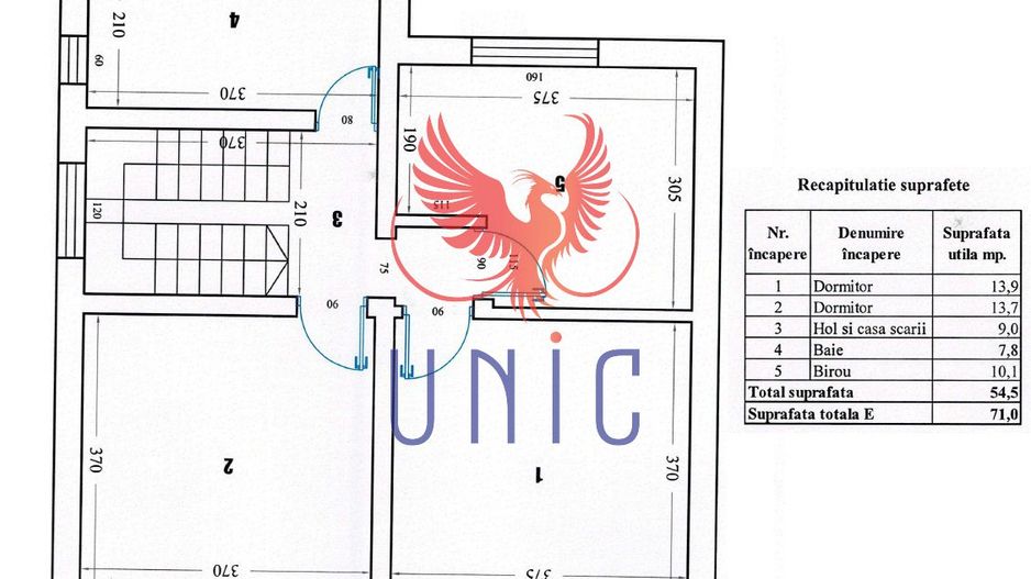 Vila Noua, Superba!! La cheie!! Bariera Valcii !! - Schiță 13