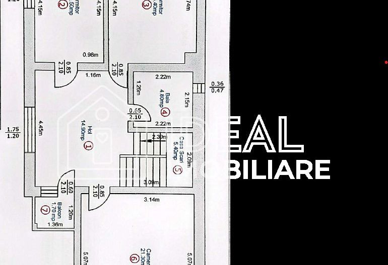 Casă individuala cu 5 camere garaj și pivnita in Turnisor - Schiță 18