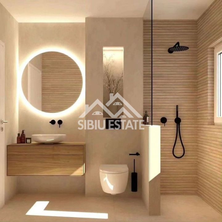 Casa 4 camere, 2 bai, curte si terasa Sibiu Calea Cisnadiei - Poză 12