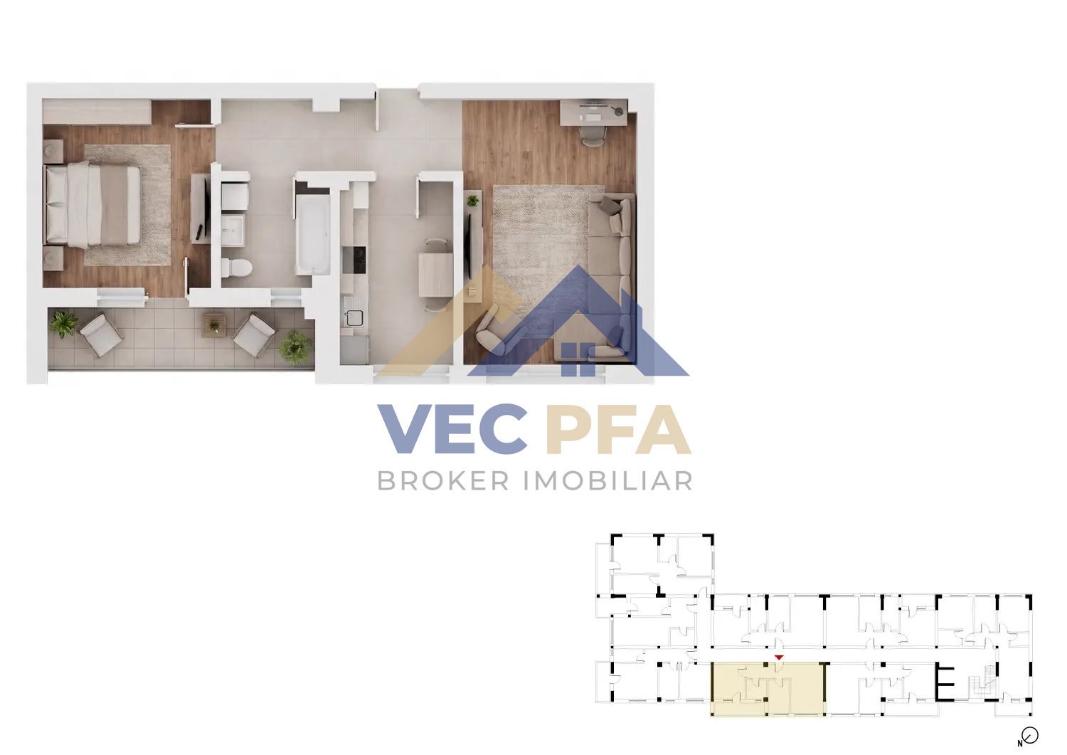 DISCOUNT 3-5% Apartamente 2 Camere Decomandate | Comision 0% - Poză 11
