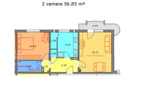 De vanzare apartament 2 Camere Lujerului - Poză 7