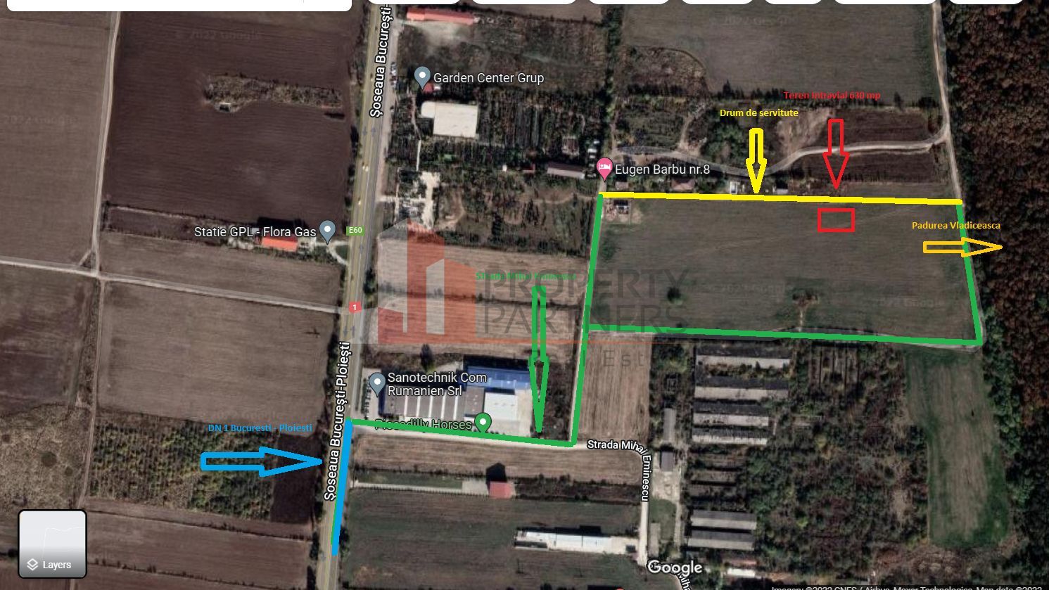 Teren intravilan Snagov - Vladiceasca - Poză 1
