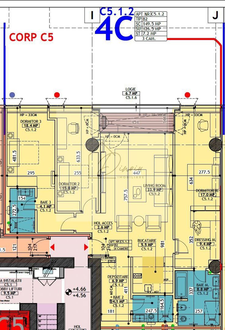 Apartament elegant 4 camere ONE North Lofts Pipera I Rond OMV I COM 0% - Poză 2
