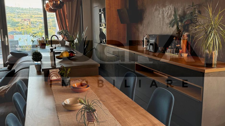 Penthouse ultrafinisat 120mp, 2 parcari, terasa 45mp, cartier Borhanci - Poză 3