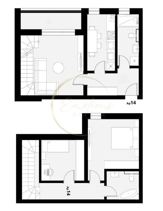 NOU | Apartament 3 camere spatios cu scara interioara | 2 locuri de parcare - Schiță 11