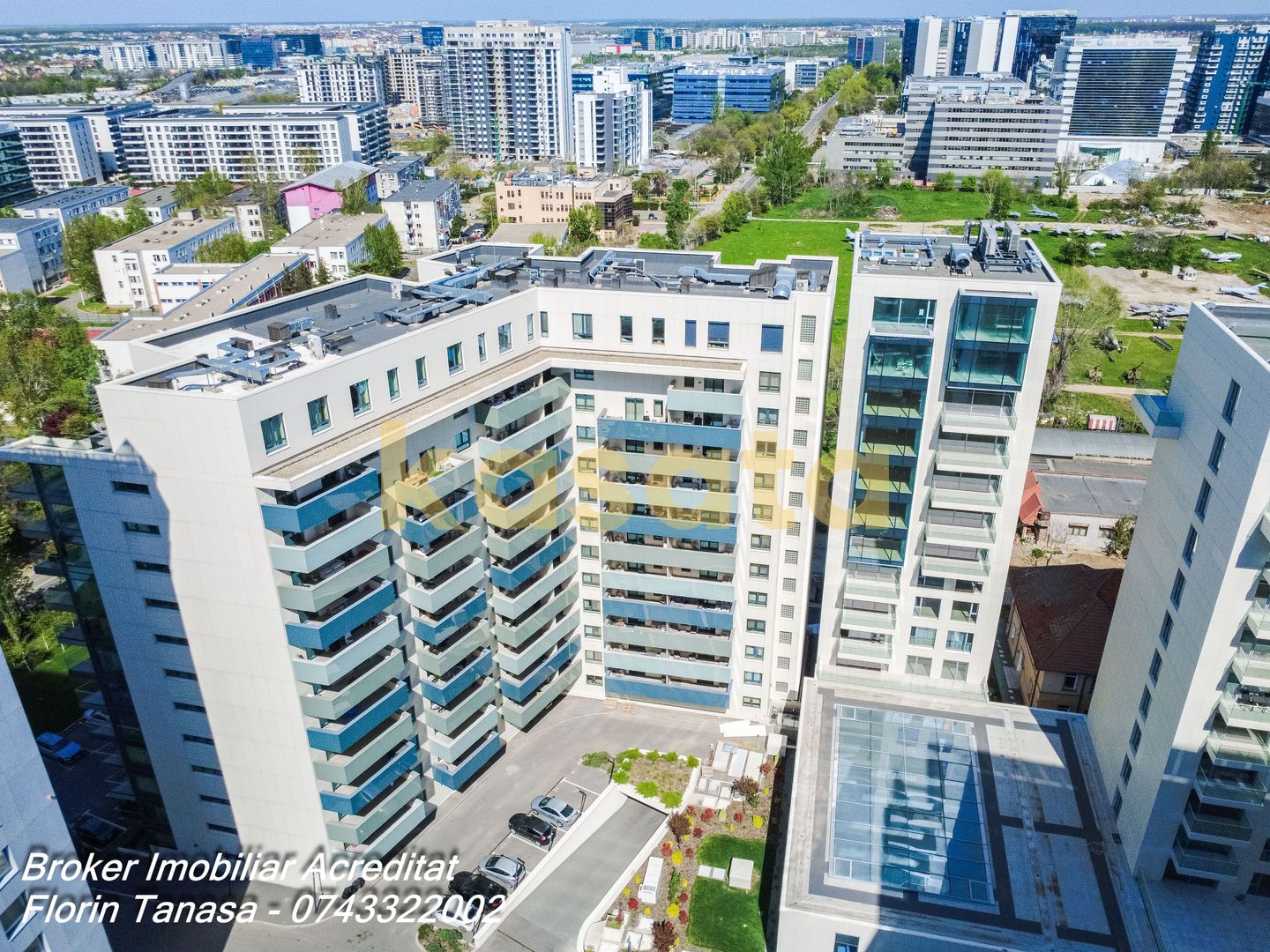 Apartament decomandat 2 camere, Aviației Tower,  Parcare - Poză 10