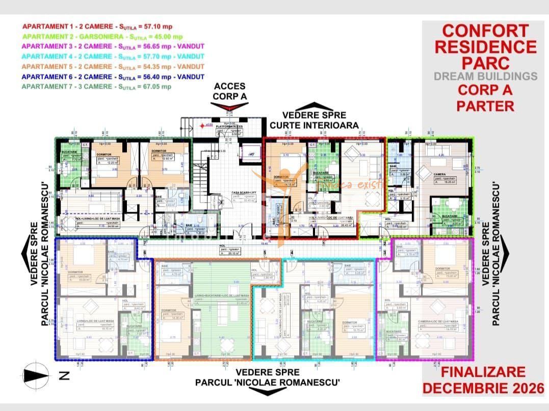 Confort Residence - Parc Romanescu - Poză 7