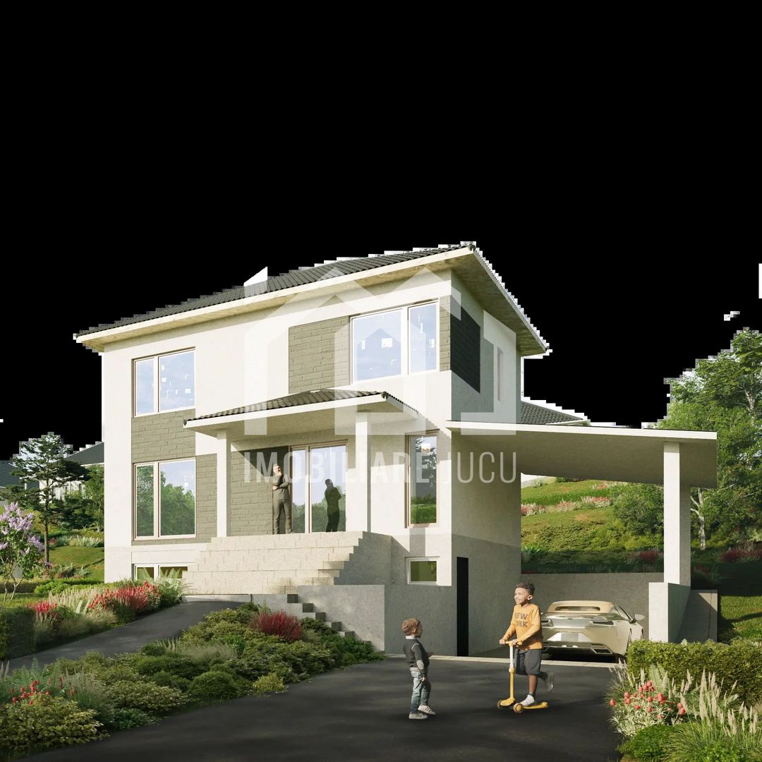 Casa individuala 4 camere, 112mp, Teren 874mp, Norma nZEB, Jucu de Sus - Poză 1