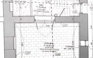 Casă veche, solidă, cu 4 camere, pivniță boltită și 4 băi – zonă centrală - Schiță 13