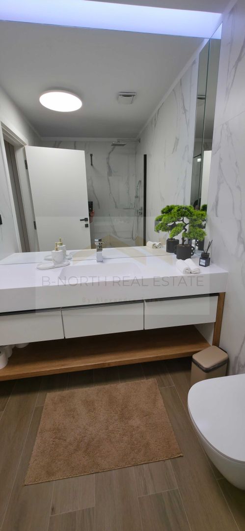 Apartament de închiriat 2 camere Yacht Kid Floreasca | 53 mp + terasă 13 mp - Poză 6
