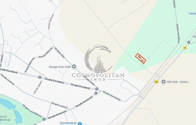 Teren intravilan ~ zona Dorobanti ~ S=1400mp ~ d=12,5m ~ Pret: 35.000€ - Poză 2