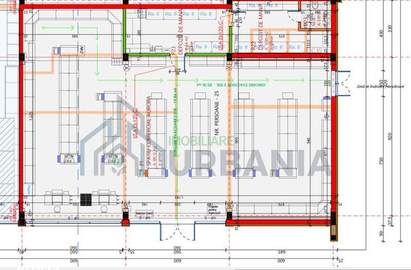 Spațiu comercial de închiriat, 218 mp, în Buznei Shopping Center, Târgu Frumos - Poză 8