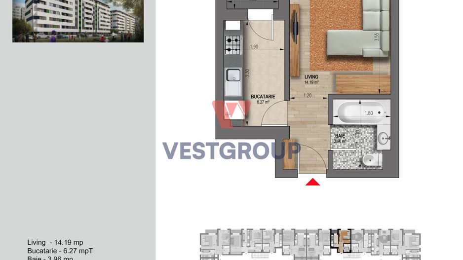 2 Camere Vest Group Militari Weiner Residence - Poză 3