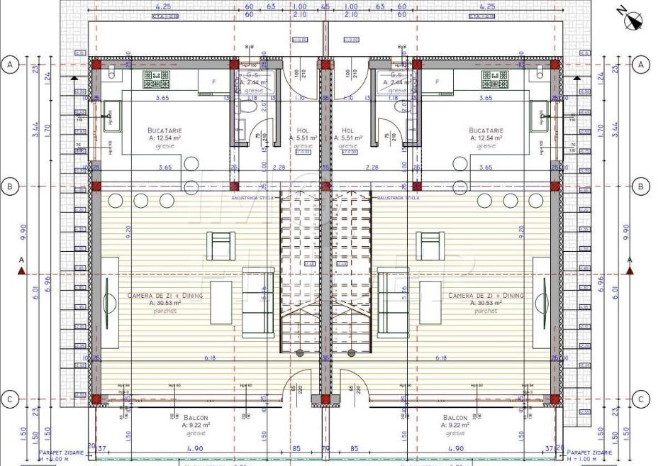 Vanzare parte de Duplex, 170 mp utili, zona strazii Borhanci - Poză 7