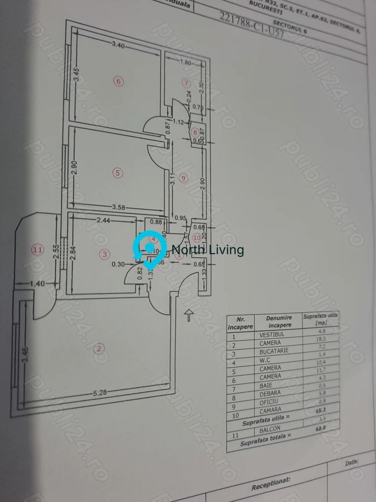 Apartament 3 camere – Sector 6 | Potențial excelent pentru investiție - Poză 27