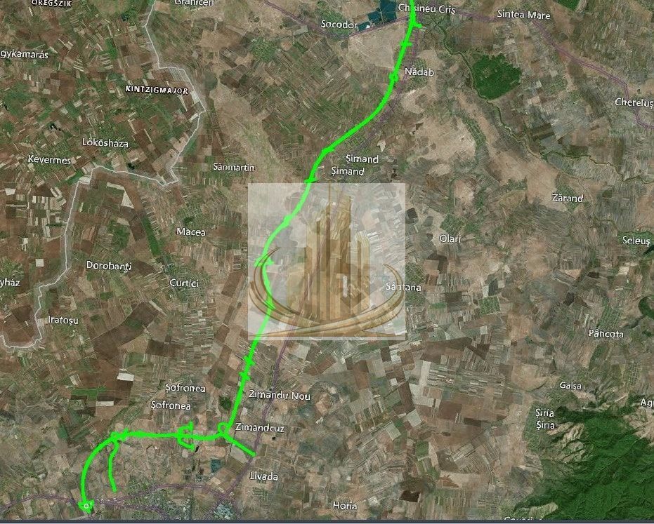 Teren strategic pentru investiție – 5014 mp, Sofronea, Arad. - Poză 10