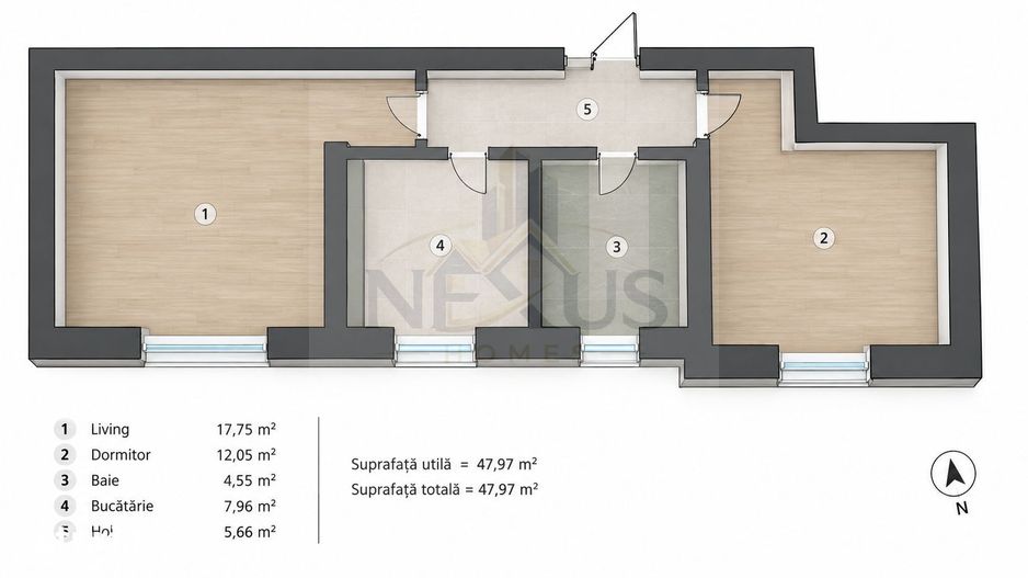 Apartament 2 camere| Parcare | Metrou Dimitrie Leonida 10 minute - Poză 10