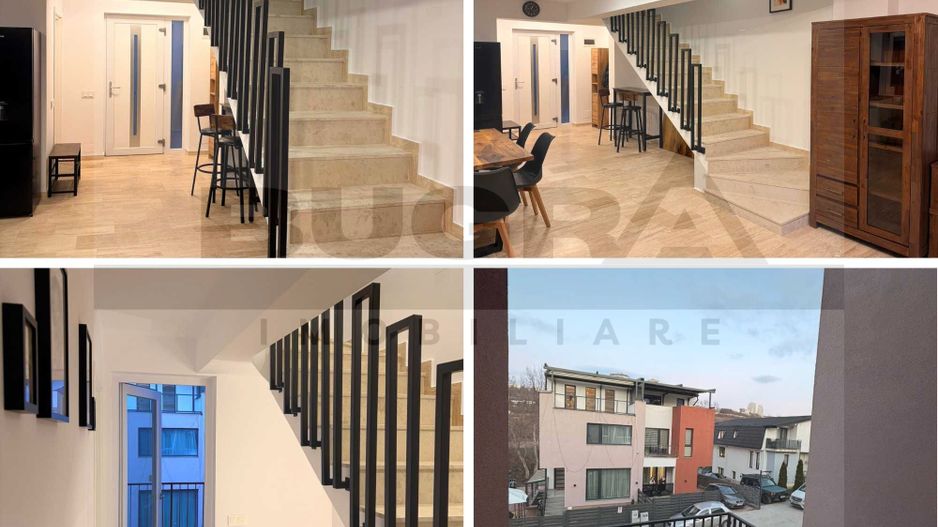 Duplex ultrafinisat de 120mp, curte 250mp, 4 parcari, zona Campului - Poză 2