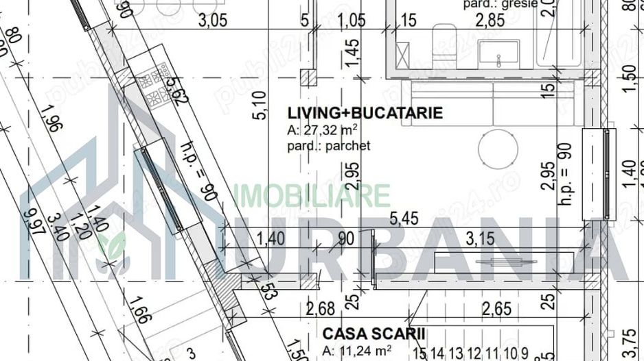 Vând apartament decomandat în Dancu - Iași - Poză 1