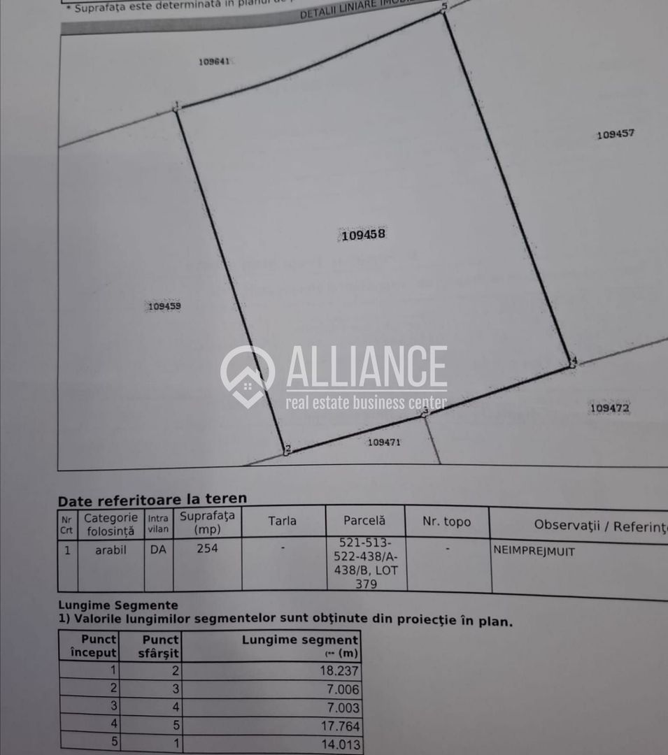 Valu lui Traian (COD 07) Teren intravilan in suprafața de 254 mp - Poză 2