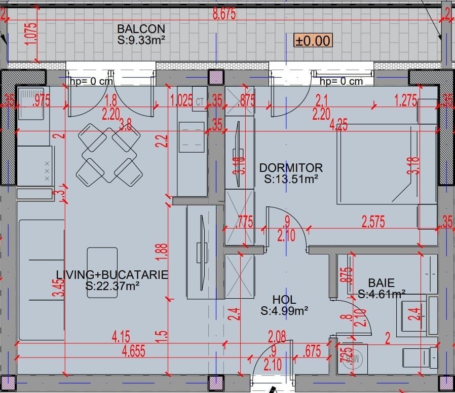 Oferta Lansare 2 camere bloc boutique  parcul Teilor - Schiță 6