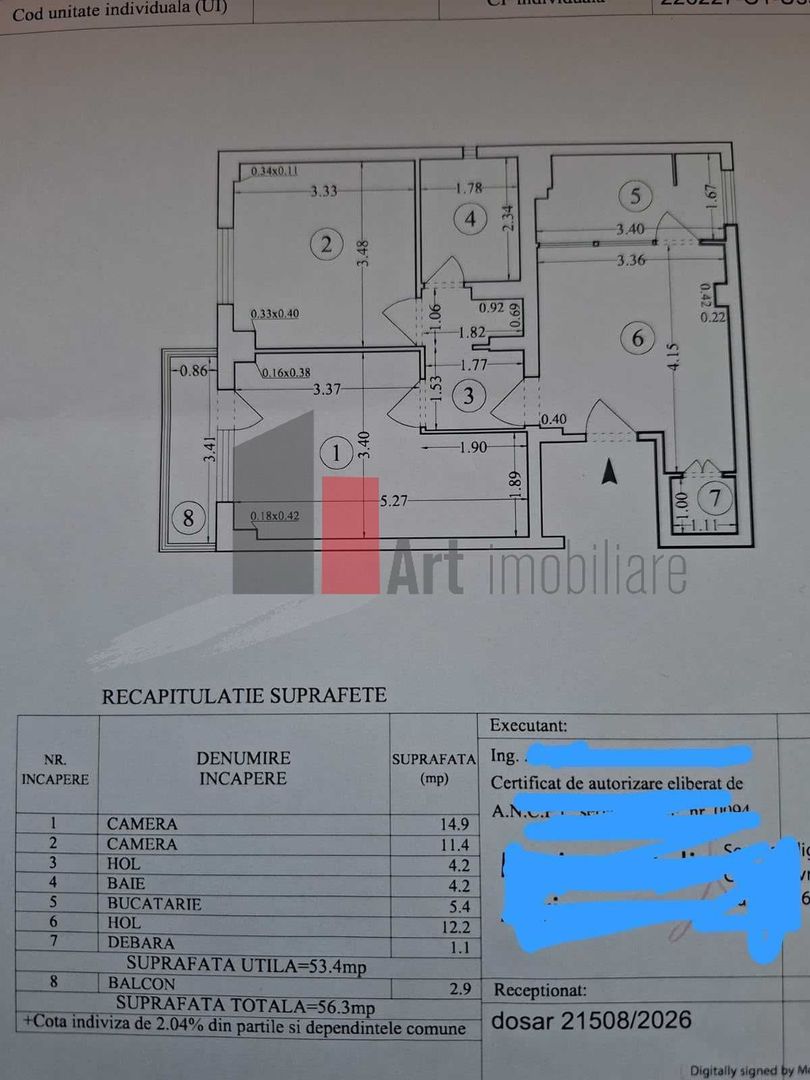 APARTAMENT  2 CAMERE MOSILOR - Poză 8