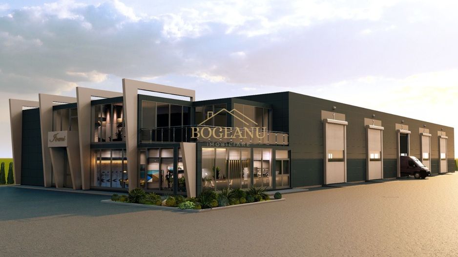 BG140-TEREN INTRAVILAN 17.700 MP-DUBLU FRONT-PROIECT PARC INDUSTRIAL - Poză 1