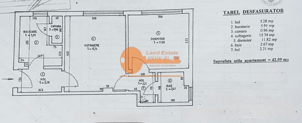 2 camere Gara de Nord la 300m de metrou - Schiță 11
