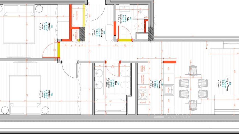 Apartament cu 3 camere, complet mobilat și utilat, Gheorgheni - Poză 13