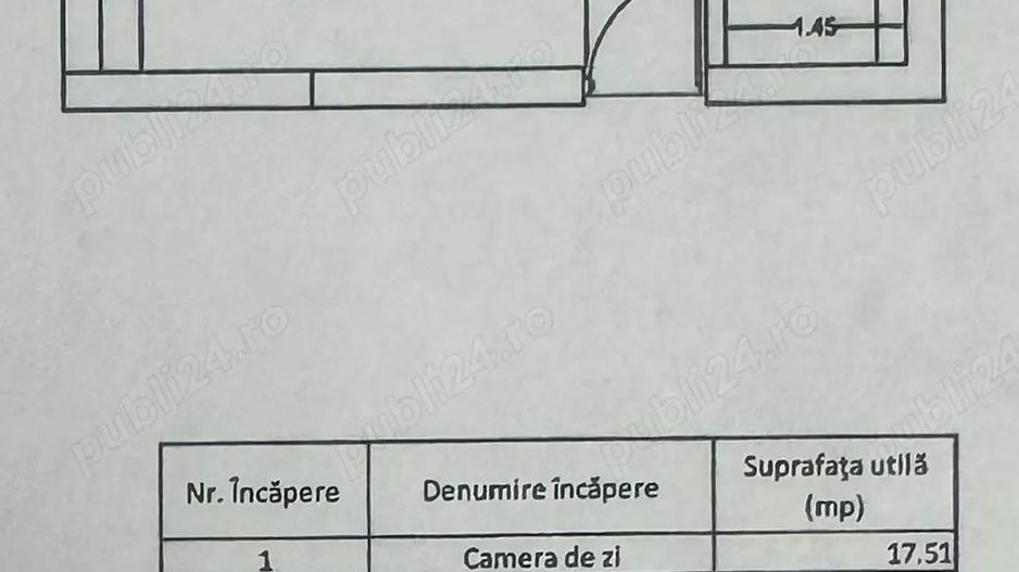 Garsonieră decomandată 36 mp, bloc 2020, complet mobilată și utilată - Poză 7