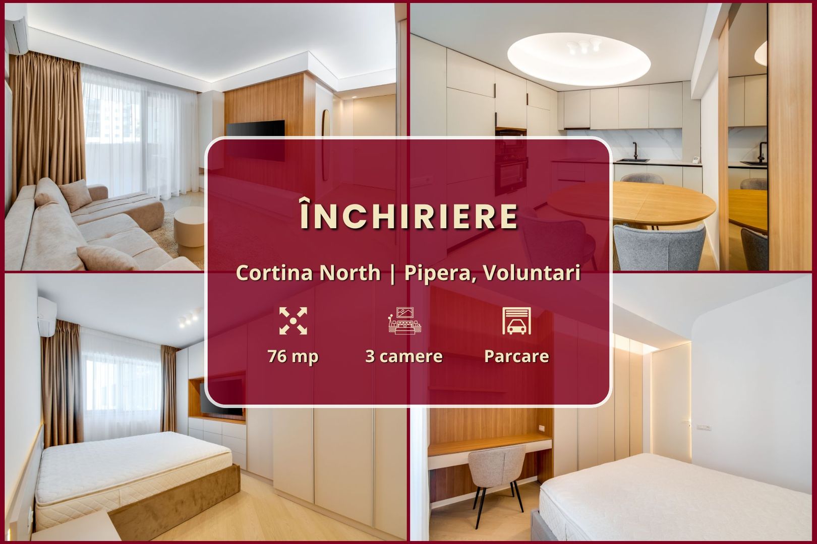 Cortina North || 3 camere || Nou || Finisaje de lux || Comision 0% - Poză 2