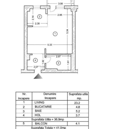 Studio cu vedere superba Pipera | Rond OMV | Residence5 - Poză 9