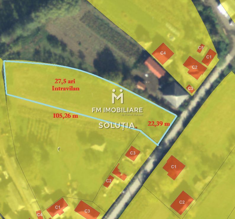 Teren intravilan, 27,5 ari, Bozânta Mică! - Poză 4