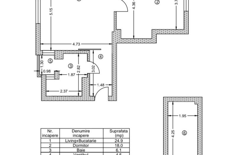 Apartament cu 2 camere 54,80 mp + 8,30 mp boxa - Gradina Botanica Cotroceni - Poză 8