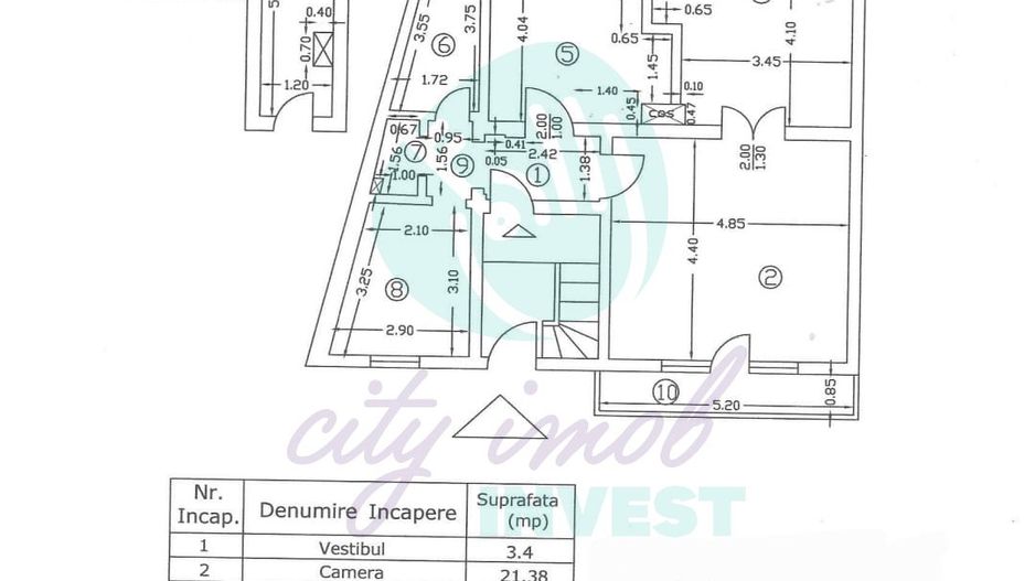 3 camere cochete intr-un bloc boutique - Poză 10