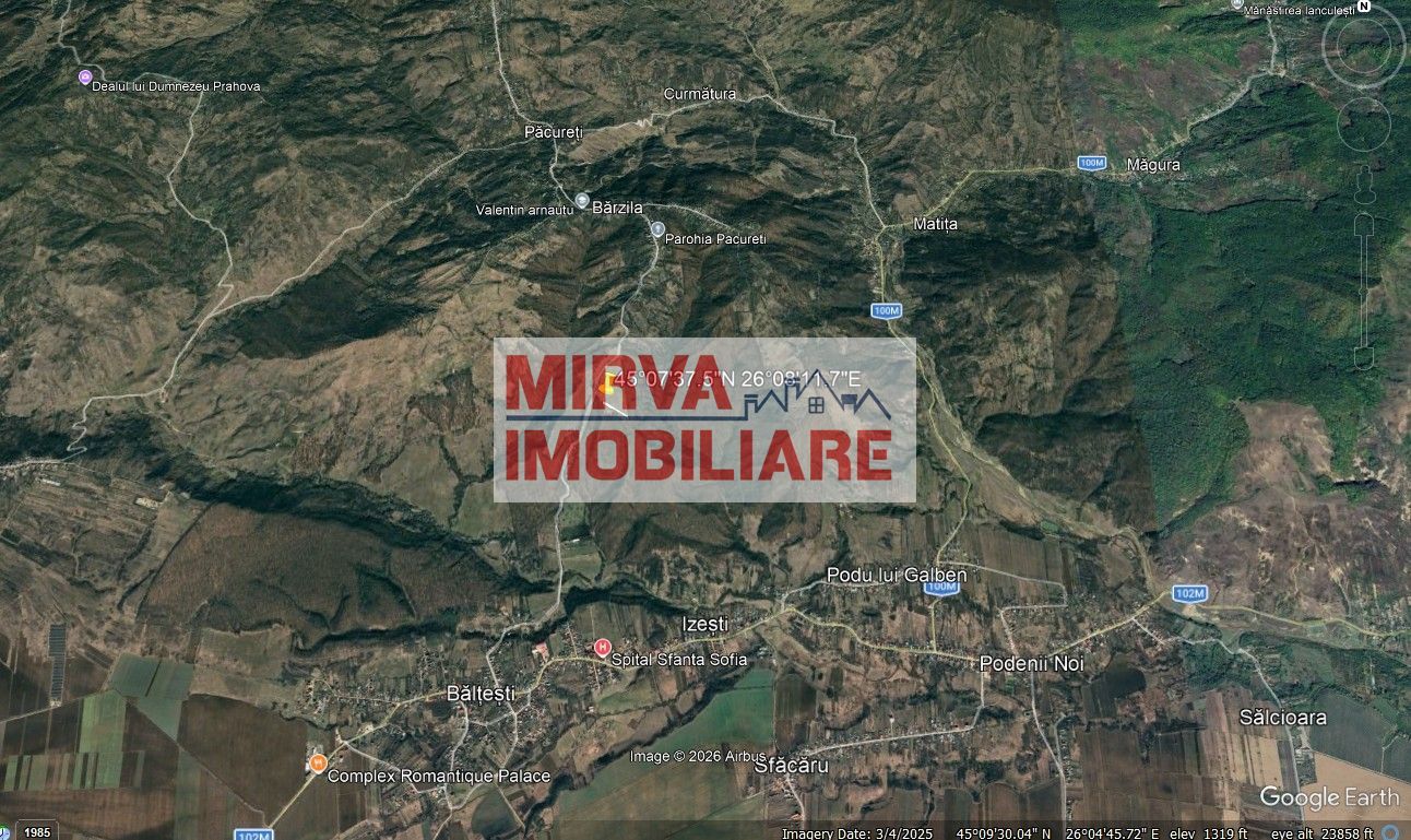 Teren intravilan construibil 3.500 mp Păcureți | UTR 6, P+2, POT 30% - Poză 9