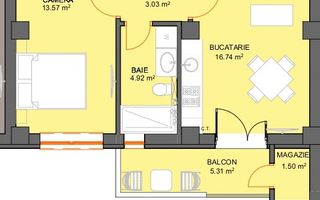 Apartamente - tip studio - Str. Doamna Stanca - Poză 2